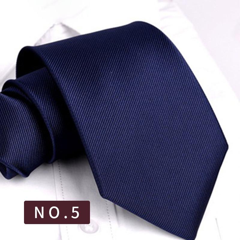 8Cm Pull Tie Dress Lazy Tie Men'S Clothing Accessories Striped Suit Business Tie