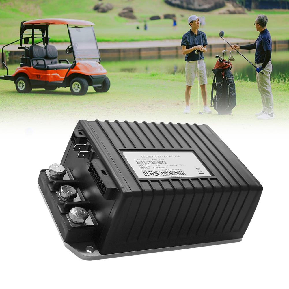 48V 275A Golf Cart Controller, Direct Replacement for Curtis 1266A-5201 Compatible with Club Car EZGO Yamaha Utility Vehicle