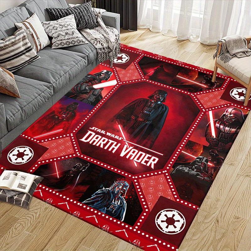 1 ks Koberec Star Wars, Plošný koberec, Ložnice a Herní místnost, Odolný, Odolný proti skvrnám a Snadno čistitelný, Obývací pokoj