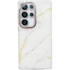 Electroplated IMD marble pattern is suitable for Samsung S25ULTRA mobile phone case S24FE fine hole gradual change smudge A26/56
