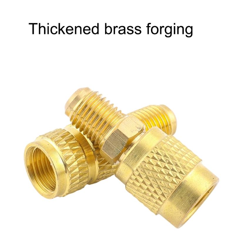 Sturdy Brasses Refrigerants Adapters for Secure Conversion Between R22 and R410 in Cooling Systems