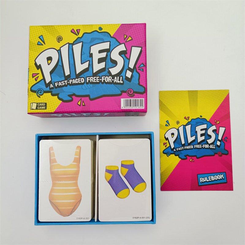 

A Set of Very Entertaining Clothing Cards, Folding Clothes Poker Cards, Perfect for Family Gatherings, Suitable for New Year