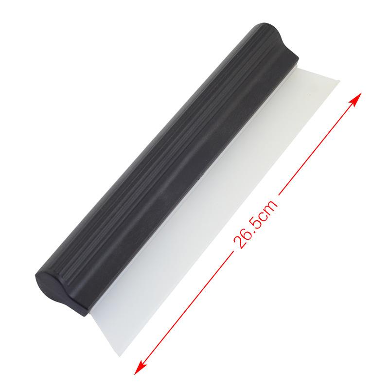

Car Flexible Soft Silicone Wiper Window Cleaning Glass Scraper Silicone Handy Squeegee auto Blade Clean Scraping Film Scraper чёрный
