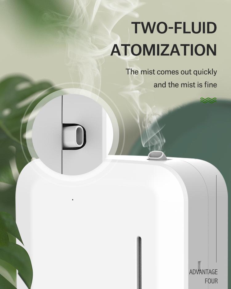 Kabelloses Bluetooth Smart Aromatherapiegerät: Diffusor für ätherische Öle mit doppeltem Verwendungszweck, Wasser und Öl, für Hotels.