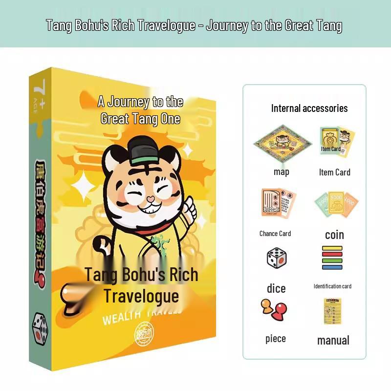 Deluxe Edition: Genuine Journey to the Tang Dynasty - China Tour & Financial Intelligence Board Game