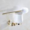 Yuzhu Crystal Gold Wall-Mounted Toilet Brush