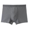 Men's Summer All-Cotton Mid-High Waist Boxers: Plus Size Striped Breathable Briefs