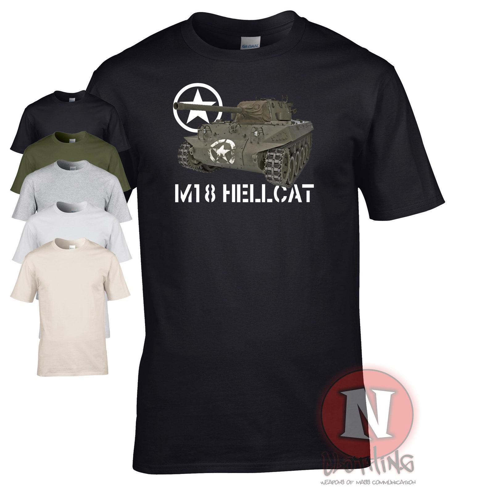 M18 Hellcat Tank destroyer T-Shirt World War 2 US army. 2XL