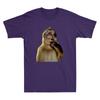 Thinking Monkey Funny Monkey Animal Meme Gift Novelty Unisexs Short Sleeve Tshirt