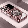 Leopard Print For Apple Tempered Glass Phone Case for iPhone 18 17 Pro Max 16 15 14 Plus 11 12 13 Pro Max 16E 17 Air Cover