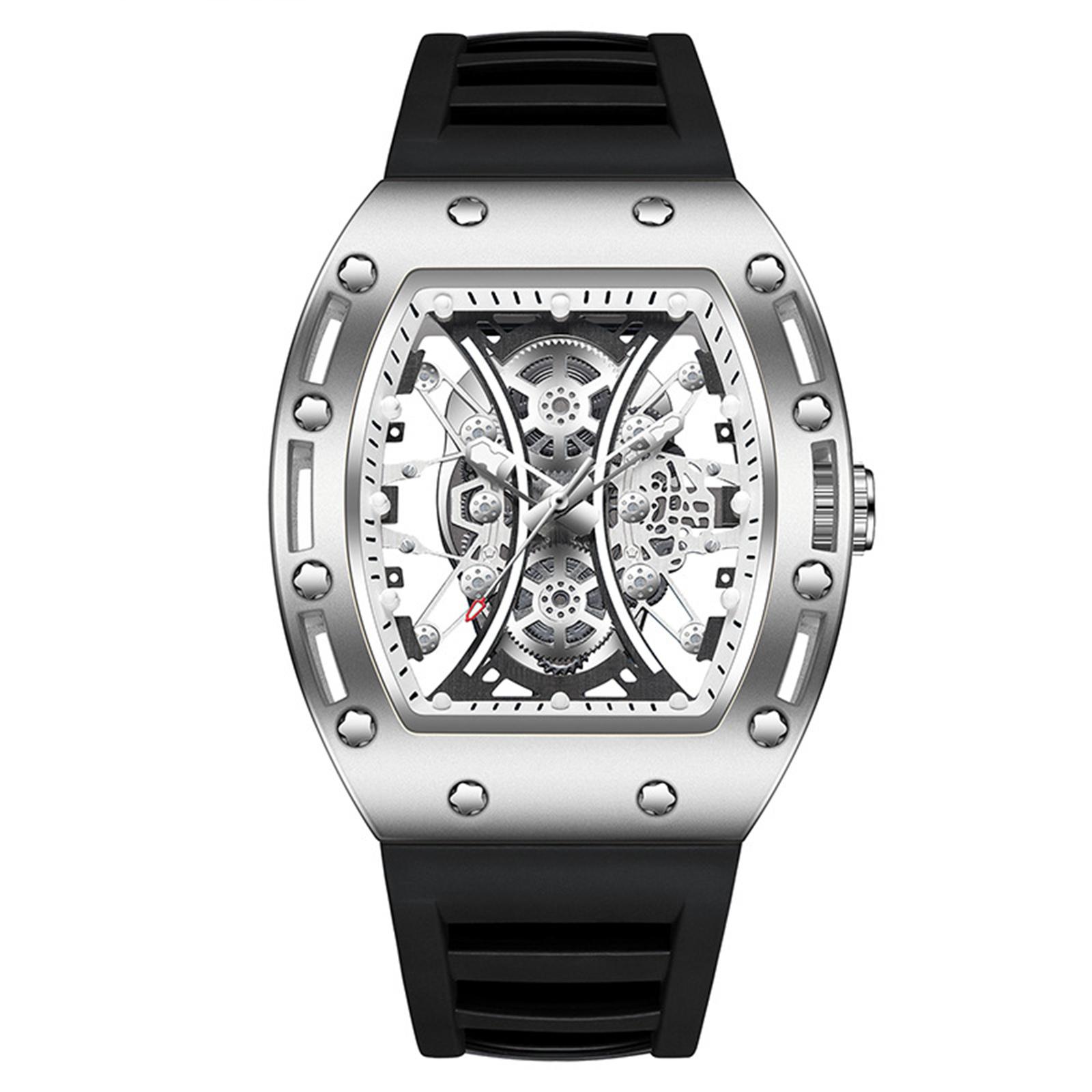 

Мужские водонепроницаемые светящиеся наручные часы-будильник для бега One Size