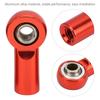 Link Rod End Ball Joint Aluminum Alloy Fit for HSP/RGT/Himoto/REDCAT 1/10 RC CarRed