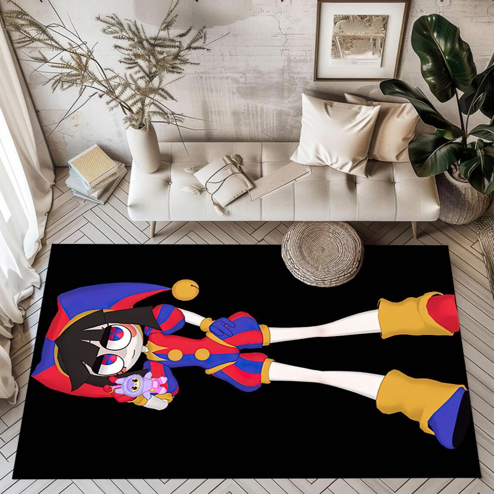 Digital Circus13 Square rugs are a great choice for living rooms, bedrooms, home décor, and as gifts.