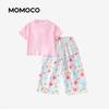 MOMOCO Girls' Sweet Two-Piece Summer Outfit