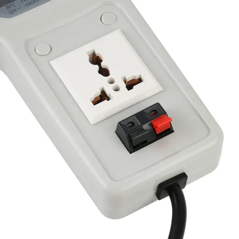Meter Power Handheld Power Analyzer LED Metering Socket Measurable Current Voltage Power Factor 0.001A-10A 100-240V
