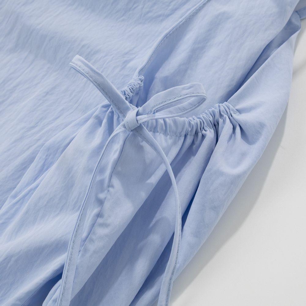 Nylon Strap Bustier Maxi Dress 2COLOR