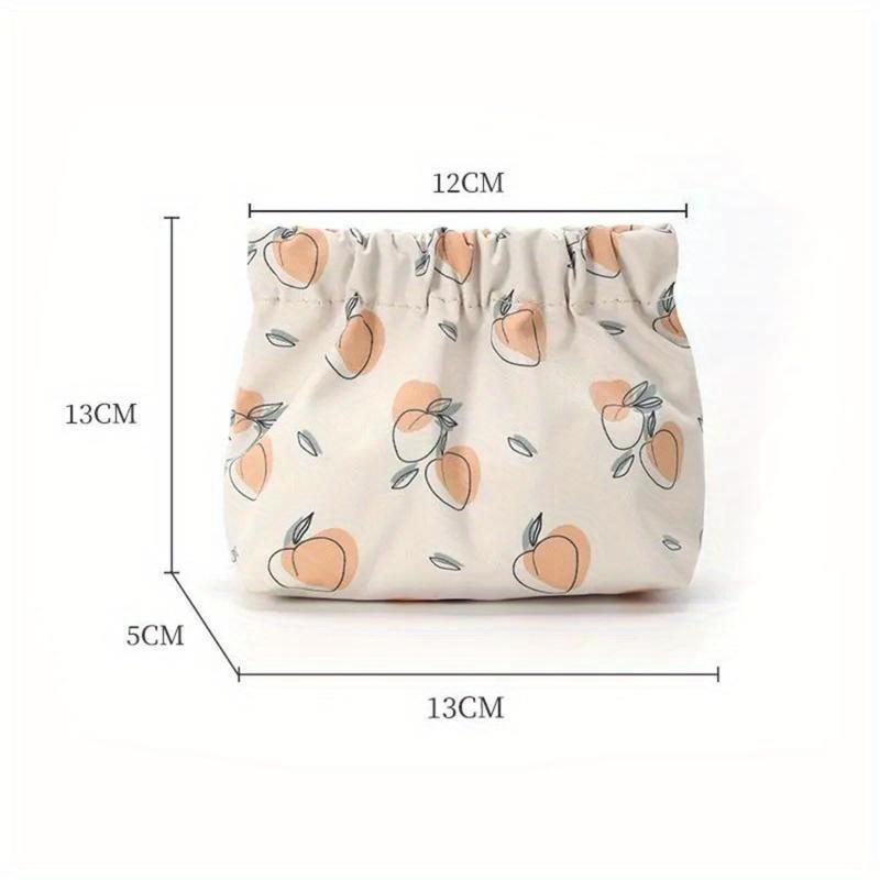 Blume Frauen Niedliche Lippenstifttasche Reise Damenbindenbeutel Aufbewahrungstaschen Mode Münz- Kopfhörer Kosmetiktasche Organizer Etui Taschen