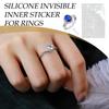 Unsichtbarer Ringgrößenversteller 19 Stück/Set Silikon-Ringgrößenversteller Transparenter Enger Ringstraffer Fingerring-Größenreduzierer