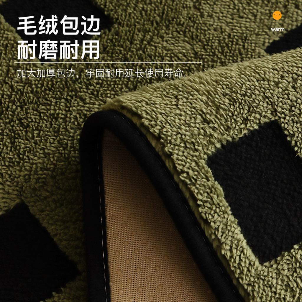 New Shu Cotton Lint Sofa Cushion Autumn And Winter New Non-Slip Straight Row Leather Sofa Cover Cloth Towel Cross-Border
