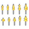 Architectural Molding Handrail Router Bit Casing Base CNC Line Woodworking Cutters Face Mill 8mm Shank
