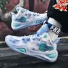 Men's Basketball Shoes Cushioned Breathable Sneakers Train Athletes Gym Sport Shoe Lace Up Casual Footwear Lightweight Sneakers