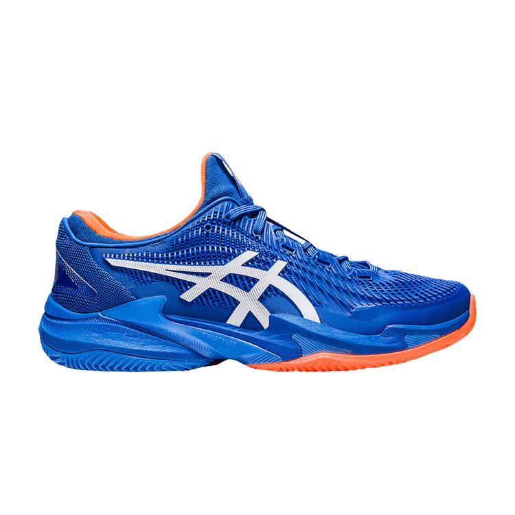 

ASICS Court FF 3 Novak Clay Tuna Blue Мужские кроссовки белые 1041A362-960