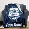1pc Como1907 Blanket with Custom Name, Gift, for Men and Women, Soft Blanket, Good for Sofa Bed Couch Travel, Lightweight Flannel Blanket