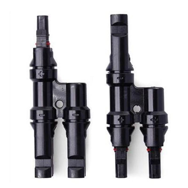 Ensemble de connecteurs de panneau solaire de branche 30A MC4 T, coupleur séparateur en Y, combinaison