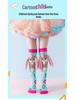 3D Cartoon Überknie Kinder Mittelwaden Socken - Herbst/Winter Kollektion