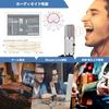 Alvoxcon A800 USB Condenser Microphone for PC and Live Commentary, Unidirectional, with Earphone Jack, Adjustable Volume, Skype, Streaming,