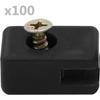 Set of Fence Wire Supports - vidaXL - 100 Sets - Anthracite