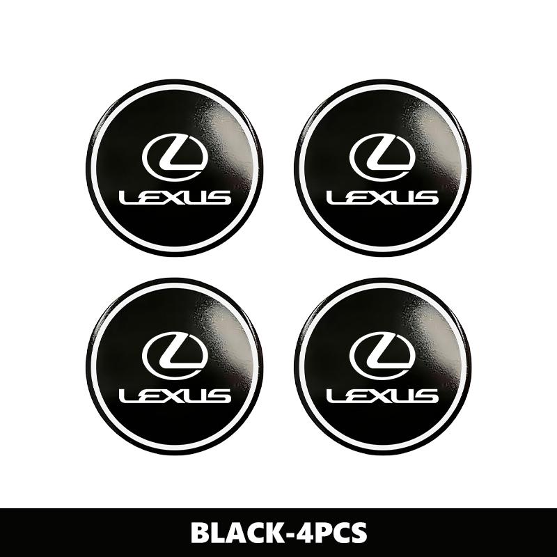 

For Lexus 4Pcs 56MM Car Wheel Center Hub Caps Logo Sticker CT ES GS NX IS250 RX350 IS200 LX570 UX250h CT200h
