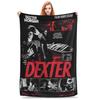 Cozy Dexter Morgan Blanket Stuff Sofa Decorative  Blanket Throw Ultra-Soft Fleece for Outdoor