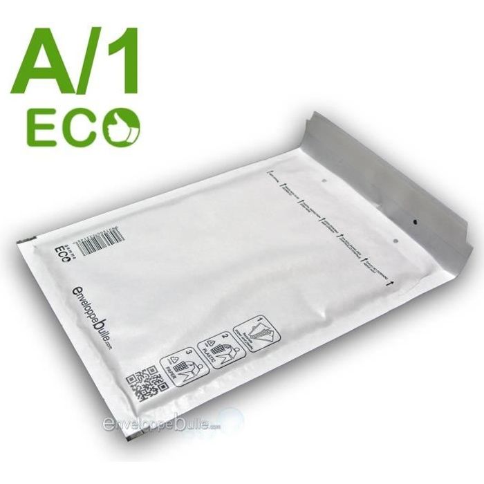

200 Enveloppes à bulles ECO A/1 format 100x165 mm