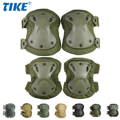 4 Buc Genunchiere Tactice Cotiere CS Protector Militar Armată Airsoft Sporturi în Aer Liber Vânătoare Genunchieră Echipament de Siguranță Genunchiere de Protecție