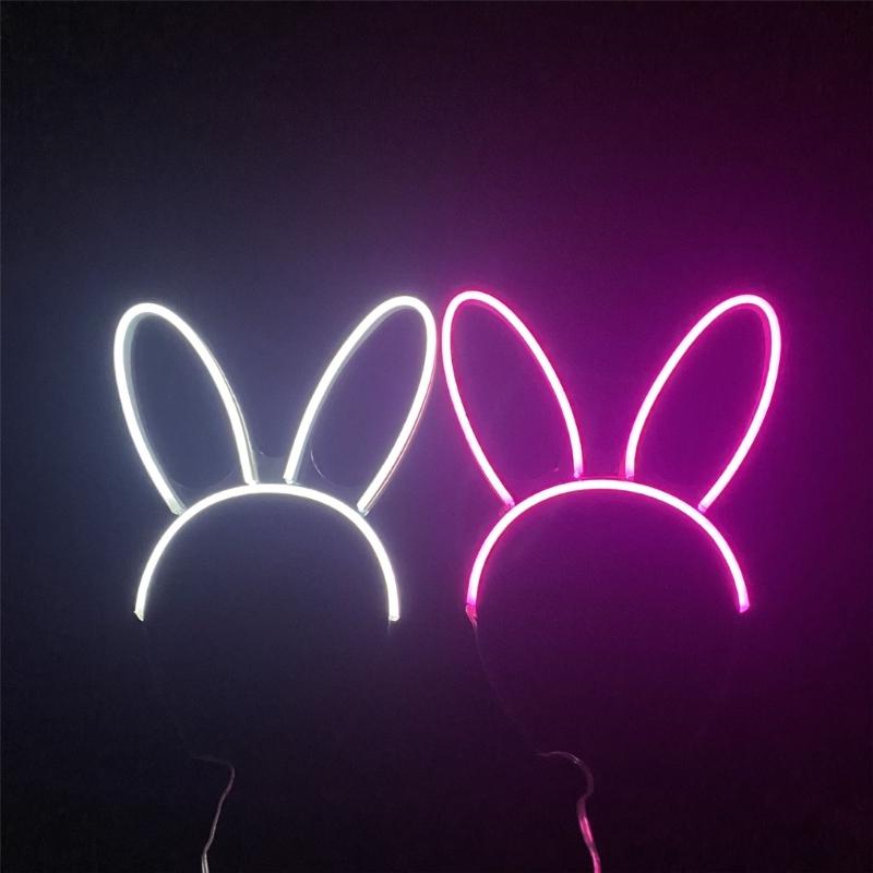 LED Glowing Hairband For Parties With Color Changing Lights And Comfortable LED Costume Props Role Play Birthday Party