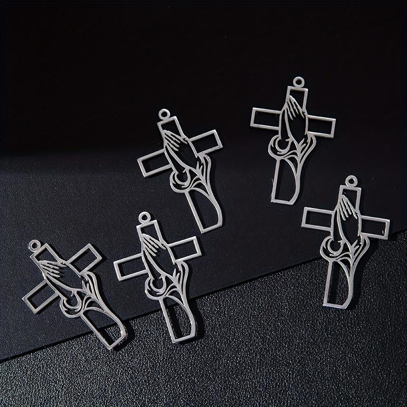 Stainless Steel Fashion Pendant Believers As A Gift. 1PC Cross Necklace Is Jewelry For Men  Jewelry Accessory