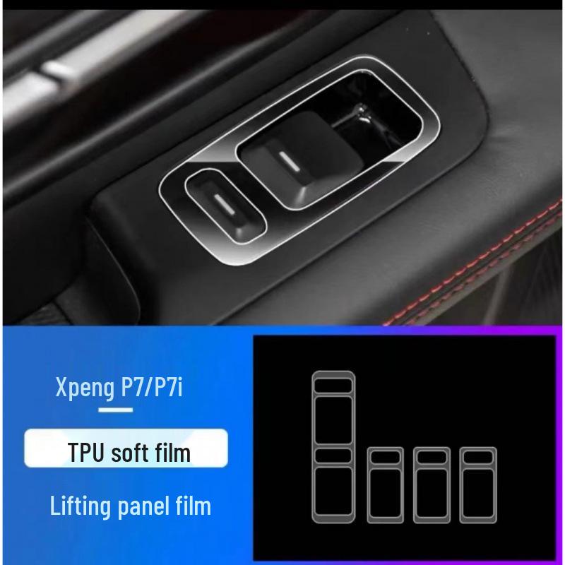 20-23 Xiaopeng P7/P7i Transparent TPU Center Console Dashboard Film