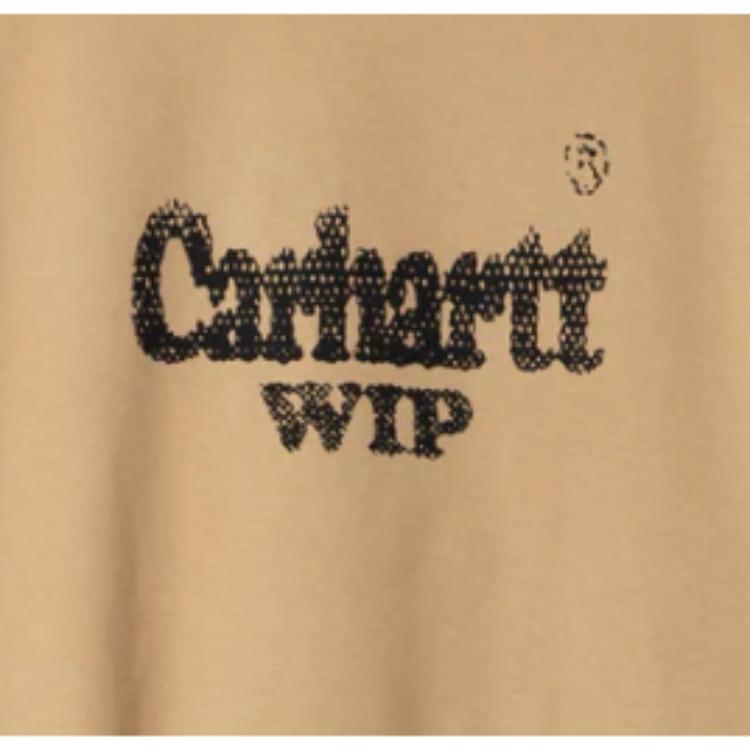 Carhartt WIP Spree Halftone T-Shirt Men T-Shirts Brown I032874-0IA-XX