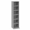 VidaXL CD Cabinet Sonoma Grey 21x20x88 Cm Engineered Wood 815073