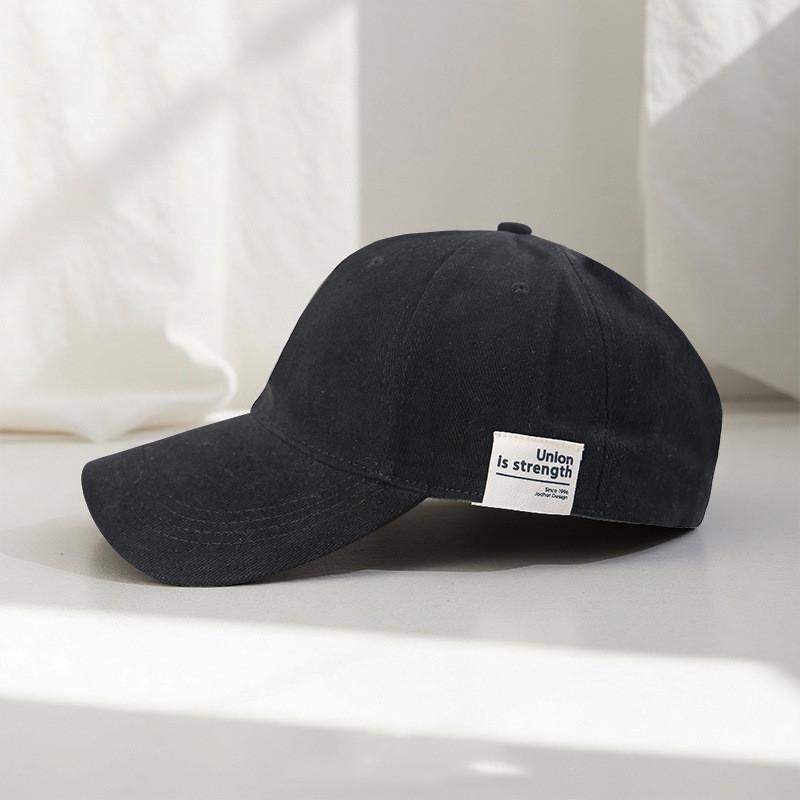 Letter Embroidered Baseball Cap With Wide Brim For Casual Streetwear Fashion