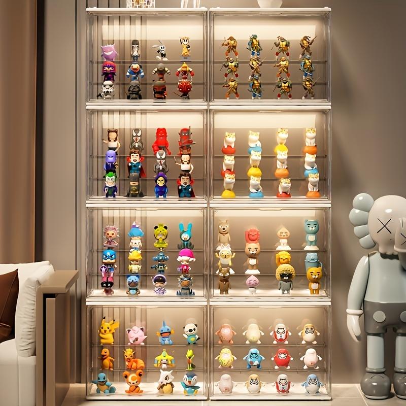 Acrylic Display Rack Transparent Ladder Anime Car Model Action Figures Display Cabinet Storage Box Doll Jewelry Sorting Box 2024