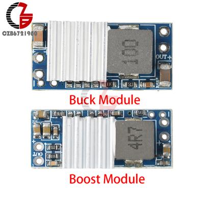 DC-DC Buck Boost Module 5A 6A Mini Power Step Up Step Down Module DC2.7-13V/5-32V To 3.3V 5V 9V 12V Fixed Output Drone Model BEC