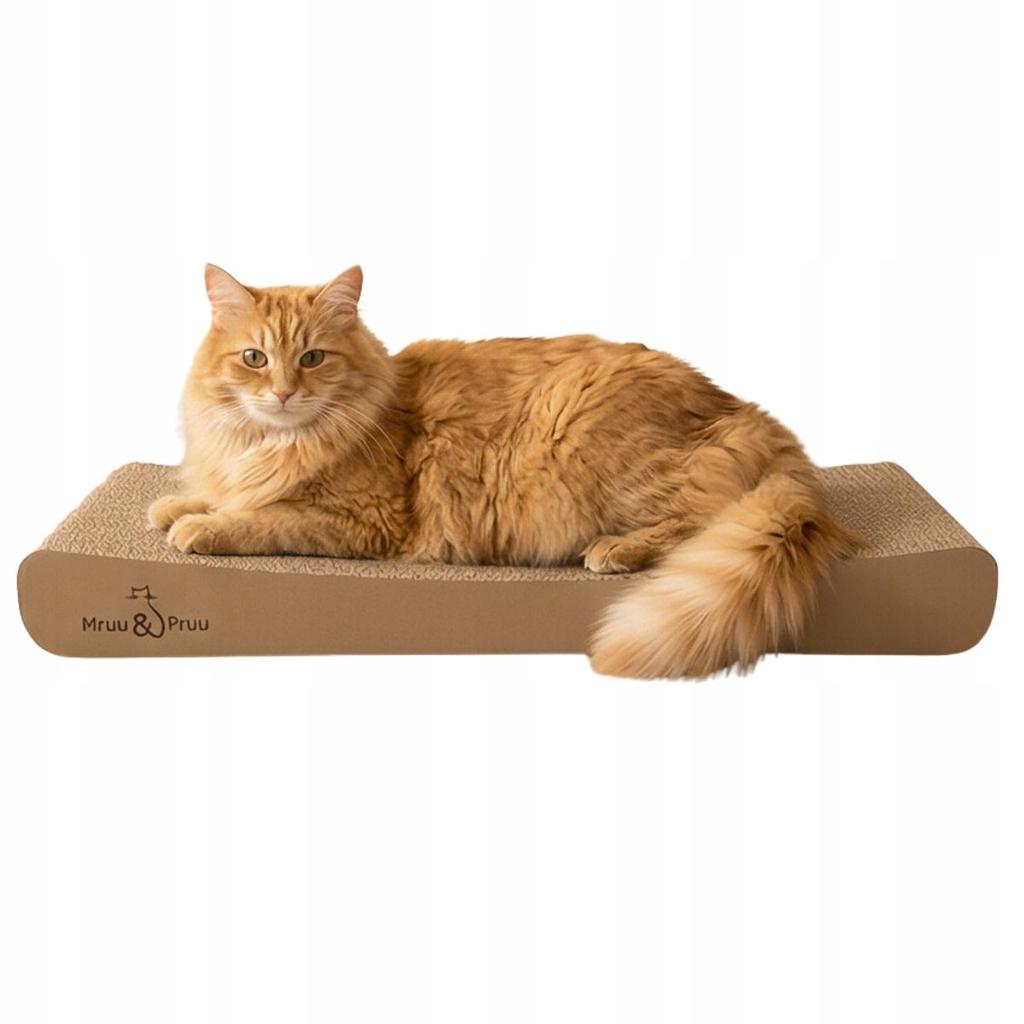 Scratching post FOR cats cardboard bed sigma Mruu&Pruu Cappuccino