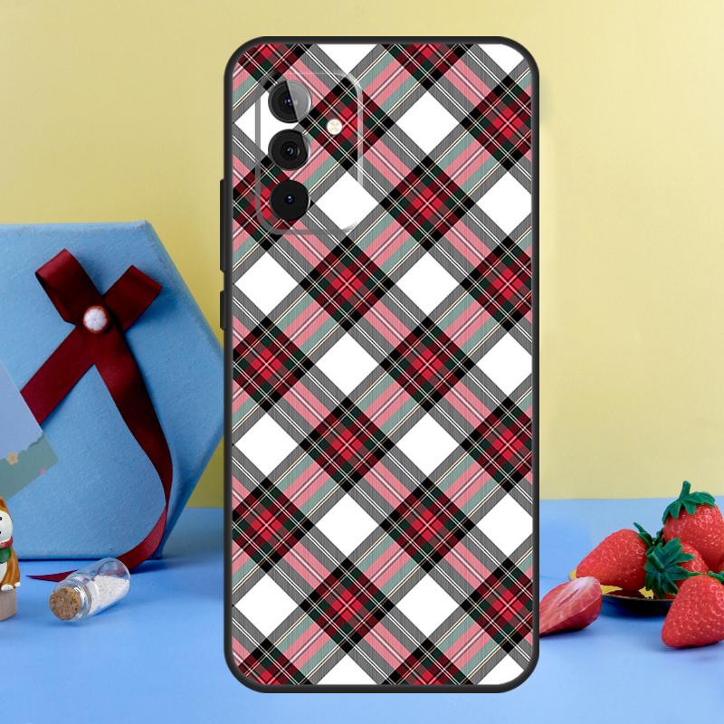 Clan Stewart Dress Tartan Pattern Case For Samsung Galaxy A15 A17 A55 A35 A32 A52 A13 A33 A53 A14 A34 A54 A06 A16 A26 A36 A56