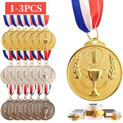 Medallas de Premio de Aleación de Zinc Premios Oro Plata Bronce Premios Medallas de Fútbol para Campeonato Animación Competición Deportiva