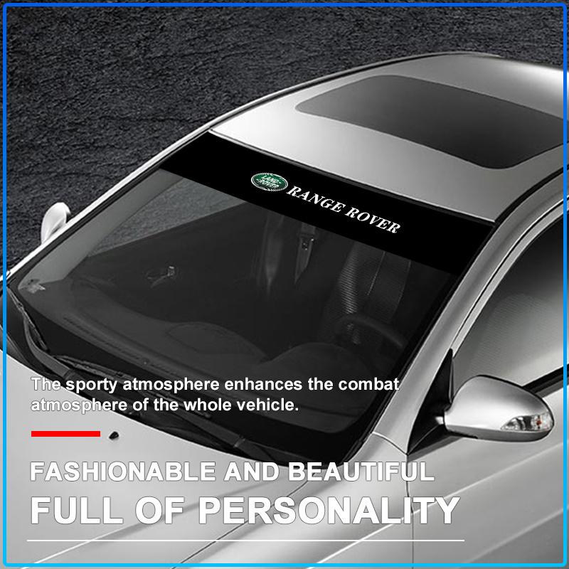 Car Front Windshield Stickers Front and Rear Decorative Emblem For Land Rover Freelander 2 L2 L319 L462 LF Range Sport Evoque L322 Discovery 2 3 4 5
