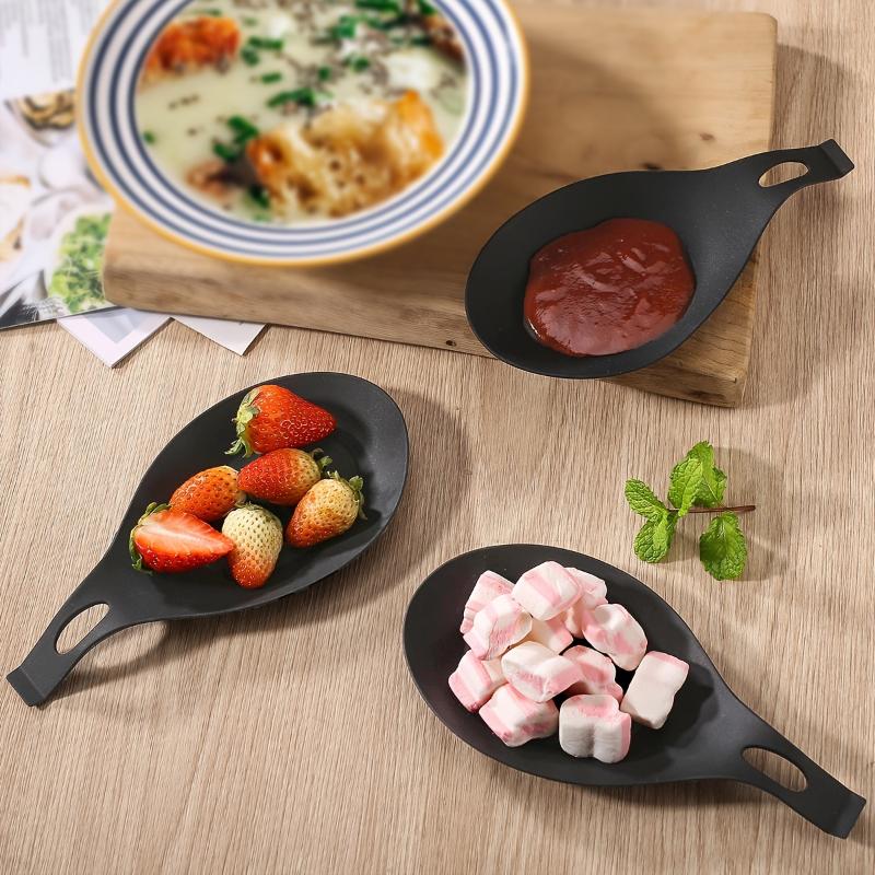 Spoon Rest, Silicone Heat-Insulating Spoon Rest, Spatula Holder, Heat-Resistant Cutlery Placemat Tray, Kitchen Tools