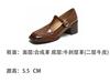 Spring Retro Temperament Square Toe Thick Heel Shallow Mouth Women's Single Shoes