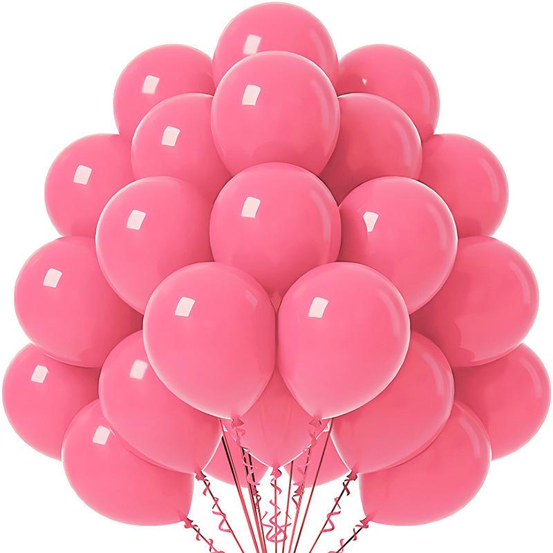 12-Inch 30-Piece Matte Macaron & Metallic Multicolor Balloon Set for Wedding Arch Decor